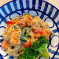 まいみる♡'s cooksnap of when they made ■簡単、美味しい！鮭ときのこのクリーム煮.