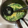 クックY54KSS☆'s cooksnap of when they made ほうれん草と卵のジンジャースープ.
