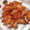 クマちー's cooksnap of when they made 子供も喜ぶ☆ピザ・サモサ☆.
