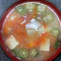 KAORU4649's cooksnap of when they made トマトのお味噌汁.