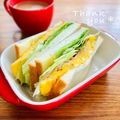 ねっちゃんっ's cooksnap of when they made とろ～りチーズのボリュームサンドイッチ.