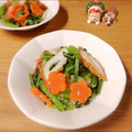 Newチヨコっと♪'s cooksnap of when they made レンジで簡単　小松菜と竹輪の和え物.
