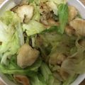 かおり♡♡♡'s cooksnap of when they made 鶏むね肉と春キャベツの生姜焼き.