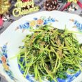 ☆ひらっち☆'s cooksnap of when they made 豆苗とカリカリじゃこのサッと炒め.