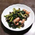 KAKO_KAKO's cooksnap of when they made ほうれん草とソーセージのマヨポン炒め.