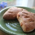 みるく茶's cooksnap of when they made 胡麻くるみとチーズの全粒粉フーガス.