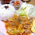 YUH♡ママ's cooksnap of when they made ●簡単☆キャベツと挽肉のトマトソース煮●.