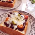 とのチャマ's cooksnap of when they made 残ったカレーとトマトでチーズトースト.