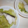 白いぐれーぷ's cooksnap of when they made 簡単ヘルシー♪タラのレタス蒸し.