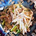 あたむ❤189's cooksnap of when they made 汁なし深煎りごま担々うどん.