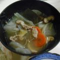 白いぐれーぷ's cooksnap of when they made 〖ヘルシー☆昆布が美味しい豚汁〗.