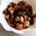 iketa's cooksnap of when they made おつまみにも　ゆでだこのにんにくソテー.