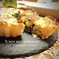 inyako's cooksnap of when they made ベーコンとほうれん草のグラタンキッシュ.