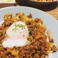 にわぴー's cooksnap of when they made たけのこ入りドライカレー★温泉たまご.