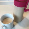ぶりクン's cooksnap of when they made 濃厚♪牛乳&酒粕で作る簡単＊甘酒＊.