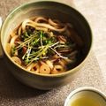 3boysの食卓's cooksnap of when they made 温かい山菜うどん(関東風).