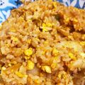 ミスチェリベリ♡'s cooksnap of when they made 定番キムチ炒飯.