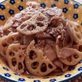 あーこ姐's cooksnap of when they made 簡単！豚肉とれんこん炒め！すき焼きのたれ.