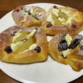 時々、料理人。's cooksnap of when they made お店みた～い♡可愛いフルーツデニッシュ.