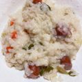 ほもい's cooksnap of when they made 子供も大好きチーズウインナーリゾット.