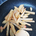 ひろ☆はる❇︎ママ's cooksnap of when they made 【簡単】新じゃがの細切り明太マヨ炒め.