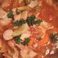 おケロ☆'s cooksnap of when they made 簡単！たっぷり野菜とウインナーのトマト煮.