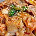 やよい・M's cooksnap of when they made 本場のキムチで豚キムチ！.