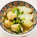 あっこ姉's cooksnap of when they made 柚子風味☆蕪と鶏ひき肉団子の餡かけ煮.