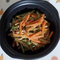 紅茶とチーズケーキ's cooksnap of when they made ★簡単！セロリとピーマンの味噌炒め★.