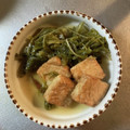 じゅにまま☆'s cooksnap of when they made やさしい和食★水菜と厚揚げのくたくた煮.