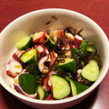 アイクセブン's cooksnap of when they made 簡単おかず:タコときゅうり塩昆布和え.