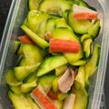 um♪'s cooksnap of when they made 副菜♡カニカマとズッキーニの甘酢漬け和え.