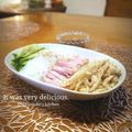 inyako's cooksnap of when they made 簡単・彩り三色あえもの♪.