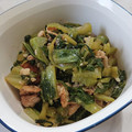 kicchannen's cooksnap of when they made 豚肉と高菜と厚揚げのさっと煮.