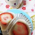 だんご倶楽部's cooksnap of when they made 白あんのイチゴ大福.