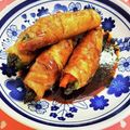 mana1020。's cooksnap of when they made 豚のアスパラ巻き.