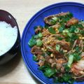 kenji_'s cooksnap of when they made 豆もやし、焼き肉キムチ炒め.