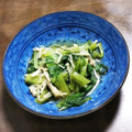 KAKO_KAKO's cooksnap of when they made たったの5分！小松菜とエノキのお浸し★.