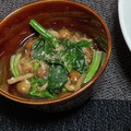 marimoko✿'s cooksnap of when they made 簡単おかず:ほうれん草となめこのおひたし.