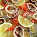 xyzクック's cooksnap of when they made 洋風魚介スープの素でシンプルパエリア。.