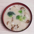 アクセル☆'s cooksnap of when they made 簡単♡アーモンドミルクときのこの味噌汁♡.