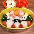 栄養士のLily's cooksnap of when they made クリスマス 雪だるま弁当 幼稚園.