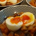 マラガ's cooksnap of when they made 半熟玉子の手抜きラタトゥイユ添え.