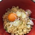 わふわふお's cooksnap of when they made 簡単アレンジ☆辛ラーメンの油そば.