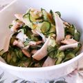 ♡こもれび♡'s cooksnap of when they made 簡単きゅうりとツナとハムのあえもの.