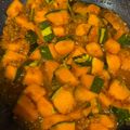 うさやん♡'s cooksnap of when they made 茄子とカボチャ๑挽肉味噌そぼろ✿.