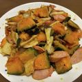 Ｍatu☆Music's cooksnap of when they made かぼちゃ・エリンギ・ベーコンのバター炒め.