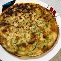 ☆すぬぴっぴ☆'s cooksnap of when they made 青い部分消費❣ネギチーズチヂミ.