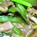 じゃりてん's cooksnap of when they made 小松菜と霜降りひらたけの炒め（3人分）.
