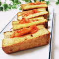 ハント☆'s cooksnap of when they made 厚揚げにキムチを挟んでみました♡.